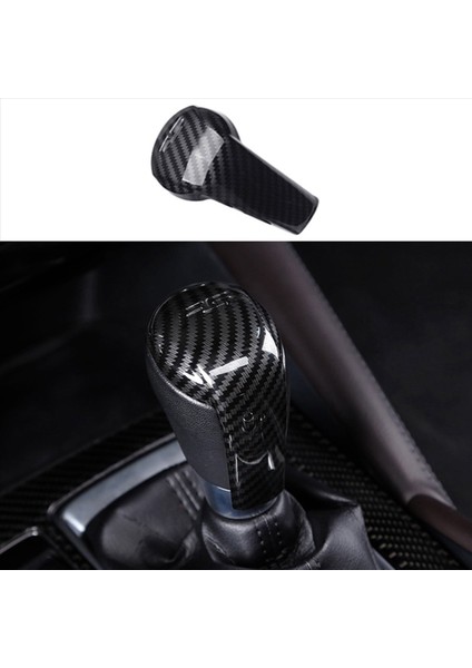 Mazda Cx-5 Cx5 2017 2018 Otomatik Şanzıman Araç Dişli Vites Düğmesi Karbon Fiber Renk (Yurt Dışından) modelleri