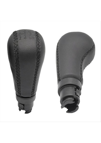 Volvo Için 2x S60 S80 V70 XC70 Pu Deri Dişli Vites Knob Hentbol Aksesuarları 5 Hızlı (Yurt Dışından) indirimleri