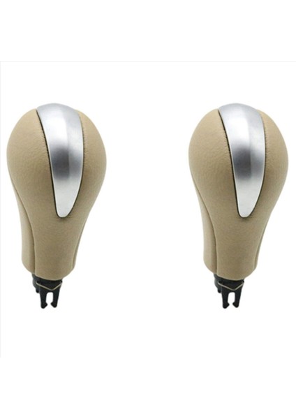 2x 4910-JK03A Nissan Infiniti Için Dişli Vardiyası Knob QX56 G25 G37 FX37 EX37 QX70 Q60 QX50 34910-1LA6C Bej (Yurt Dışından)