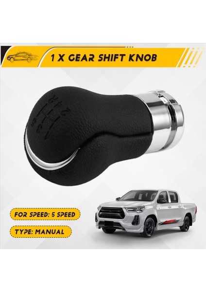 Toyota Hilux Revo 2015-2020 5 Hız Için Araba Gearshift Head Vites Kutusu Vites Gişe Vites Vardiya Hentbol (Yurt Dışından) fırsatları