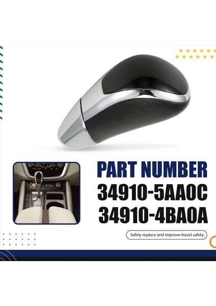 34910-5AA0C Nissan Murano Için Otomobil Şanzıman Dişli Vites Knob Tutağı 2015-2023 Siyah (Yurt Dışından) indirimleri