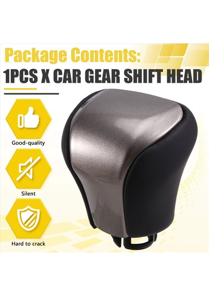 Gearshift Kolu Hentbol Kolu Düğmesi Vites Değiştirici Kafası 33504-60490-C0 Lexus Için LX570 LX450D LS460 Gümüş (Yurt Dışından) fırsatları
