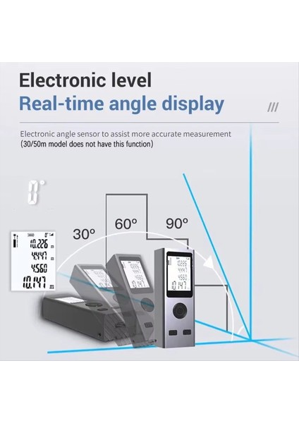 Mini Lazer Malzemeci Dijital Bant Memperi Lazer Hükümdar USB Şarj Alüminyum Alaşım Gövdesi Ölçüm Mesafesi 60M (Yurt Dışından) indirimleri