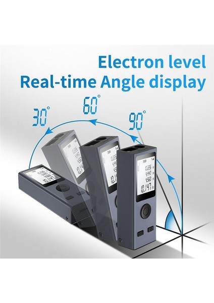 Mini Lazer Mesafe Ölçüm Aracı 131FT/40M ± 2mm Doğruluk M/in/ft Birim Anahtarlama Mesafe/alan/hacim/pisagor (Yurt Dışından) indirimleri