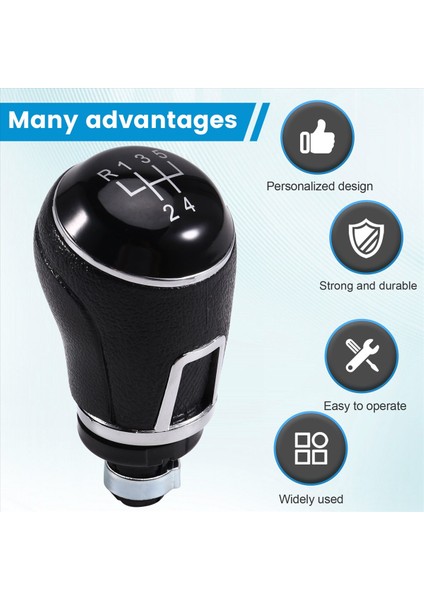 Dişli Vites Knob Manuel Dişli Vites Kara Sopa Kafa Tutma Seviye Evrensel 5 Vw Passat B6 B7 Golf (Yurt Dışından) fırsatları