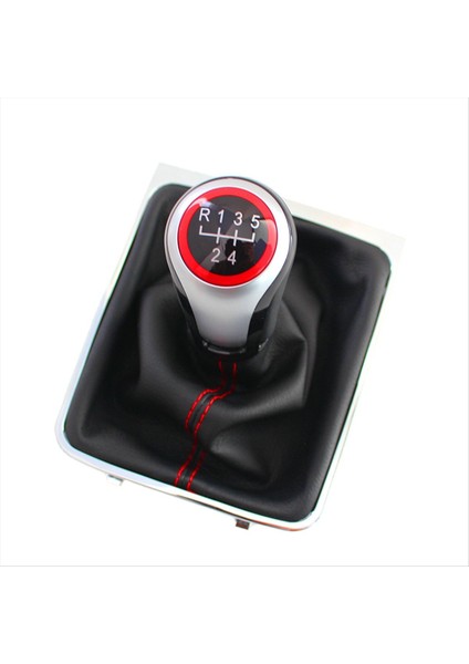 Vw Passat B6 2005-2010 Dişli Vardiya Knob 5 Hızlı mt Kol Değiştirme Çubuğu Gaiter Boot Cover (Yurt Dışından)