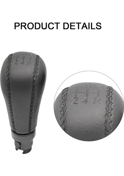 Volvo S60 S80 V70 XC70 Pu Deri Dişli Vites Knob Hentbol Aksesuarları 5 Hız (Yurt Dışından) modelleri