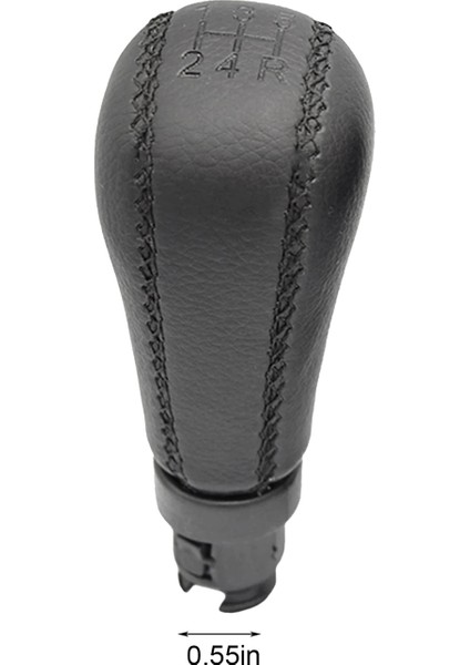 Volvo S60 S80 V70 XC70 Pu Deri Dişli Vites Knob Hentbol Aksesuarları 5 Hız (Yurt Dışından) fırsatları
