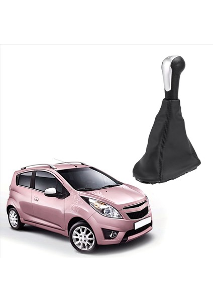 2x 5 Hızlı Manuel Vites Vites Değiştirme Düğmesi Vites Değiştirici Kolu Yürüyüşü Önyükleme Kapağı Chevrolet Spark Için 2011-2016 (Yurt Dışından)