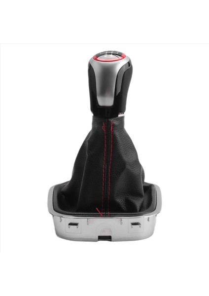 Vw Polo 6r 6c Hatchback Sedan Için Stil Dişli Vites Knob 2011-2019 Seviye Değiştirme Düğmesi Gaiter Boot Cover 5 Hızlı (Yurt Dışından)