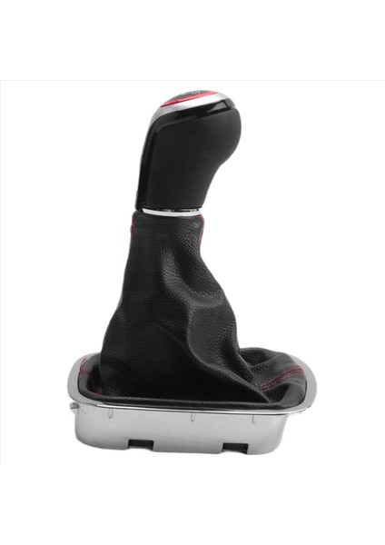 Vw Polo 6r 6c Hatchback Sedan Için Stil Dişli Vites Knob 2011-2019 Seviye Değiştirme Düğmesi Gaiter Boot Cover 5 Hızlı (Yurt Dışından) modelleri