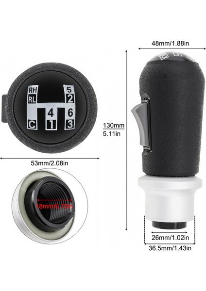2x 6 Hız+R+C Araç Dişli Vites Değiştirme Knob Kol Stick Dişli Değiştirici 1485717 1377386 1369975 Scania 3 Serisi 4 Serisi S Serisi (Yurt Dışından) fırsatları