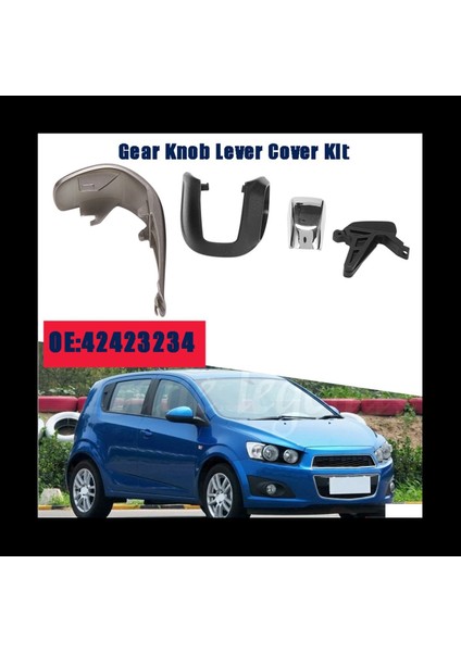 2x Araba Dişli Vites Kolu Kolu Kapak Kiti Chevrolet Sonic Trax Aveo 2012-2016 42423234 (Yurt Dışından) modelleri