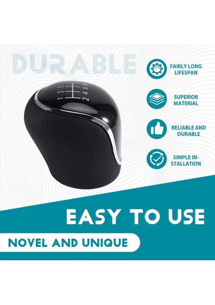 Araba 6 Hızlı Dişli Vites Knob Dişli Kol Kafası Ford C-Max Focus Mk2 Mk3 Kuga Galaxy Mondeo Araba Aksesuarları (Yurt Dışından) fırsatları