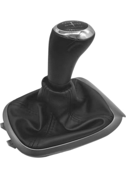 Manuel 5 Hızlı Dişli Çubuk Vardiya Kol Kafa Kafa Kafası Deri Boot ile Chevrolet Aveo 2011-2014 1 4t (Yurt Dışından)