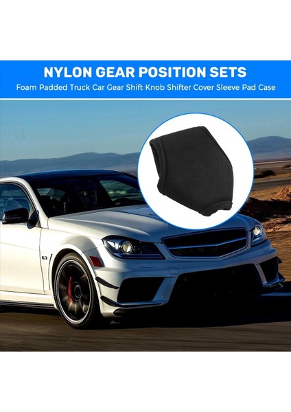 Köpük Yastıklı Kamyon Vites Vites Değiştirme Düğmesi Vites Değiştirici Kapak Kol Ped Çantası Siyah (Yurt Dışından) fırsatları