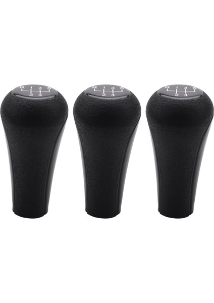 3x 5 Hızlı Manuel Plastik Dişli Vardiya Knob 12MM Sopa Deliği (Siyah) Serisi 1 Ila 7 X5 E36 E36 E39 E34 E34 Z3 (Yurt Dışından)