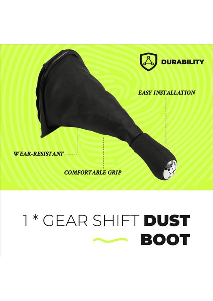 Manuel Şanzıman 5 Hızlı Pu Deri Dişli Vites Değiştirme Düğmesi Çubuk Gaiter Renault Clio 4 Iv 2012-2020 Lhd (Yurt Dışından) indirimleri