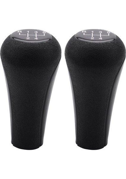 2x 5 Hızlı Manuel Plastik Dişli Vardiya Knob 12MM Sopa Deliği (Siyah) Bmw Serisi 1 Ila 7 X5 E36 E36 E39 E34 Z3 (Yurt Dışından)