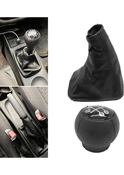 Opel Corsa C Tigra B Combo C B Için Handbrake Boot ile Araba Vardiya Vardiya Toz Kapağı Deri Dişli Vardiya Kapağı (Yurt Dışından) fiyatları