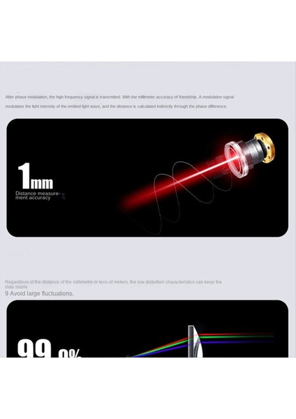 Mini Akıllı El Lazerler Mesafe Metre USB Şarj Alüminyum Alaşım Gövde 30M Doğru Model (Yurt Dışından) modelleri