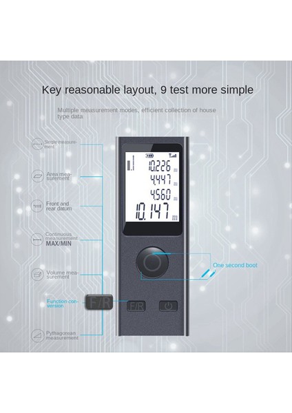 Mini Akıllı El Lazerler Mesafe Metre USB Şarj Alüminyum Alaşım Gövde 30M Doğru Model (Yurt Dışından) indirimleri