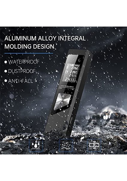 Lazer Tedbir ± 1/16 Inç Doğruluk 131FT Taşınabilir Ev Lazer Ölçüm Aracı Seviye Fonksiyonu ile Düşüşe Dayanıklı (Yurt Dışından) fiyatları