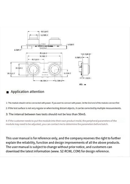 RCWL-1670 Su Geçirmez Alıcı-Veren Ultrasonik Modül 2CM-400CM Mesafe DC3-5V Su Seviyesi Ölçümü Için (Yurt Dışından) fiyatları