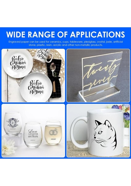 5 Adet Lazer Gravür Işaret Kağıdı Fiber Lazer Işaretleme ve Gravür Için 15X10 63 Inç Siyah Lazer Karartma Kağıtları (Yurt Dışından) fırsatları