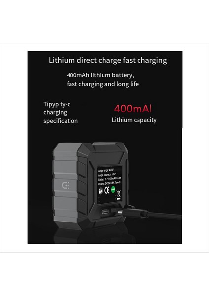 Sndway SW101A Açı Prestor 360 Derece Mini Dijital Protraktör Inklinometre Açısı Bulucu Gösterge Ölçümü (Yurt Dışından)