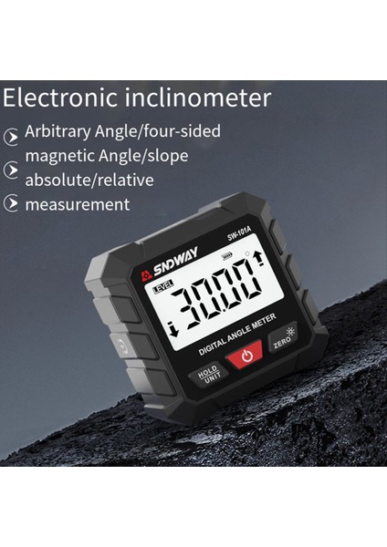 Sndway SW101A Açı Prestor 360 Derece Mini Dijital Protraktör Inklinometre Açısı Bulucu Gösterge Ölçümü (Yurt Dışından) indirimleri