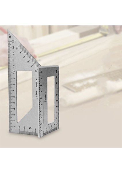 Çok Fonksiyonlu Kare 45+90 Derece Gösterge Açısı Cetveli T-Şekilli Ölçüm Ahşap Işleme Cetveli Aracı (Yurt Dışından) modelleri