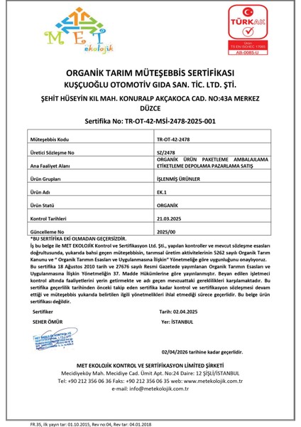 Organik Elma Suyu Konsantresi 330 gr 4 Adet fiyatları