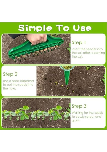 4pcs Ekim Tohumlar Dispenser Seti 12 Delik Tohum Tohum Ekici+El Tohumu Dispenserleri+Fide Çıkıştırıcı+Genişlik Deliği Puncher (Yurt Dışından) fiyatları