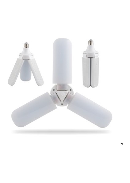 CT-1151 4 Kollu LED Pervane Ampul — 30 W Beyaz Işık