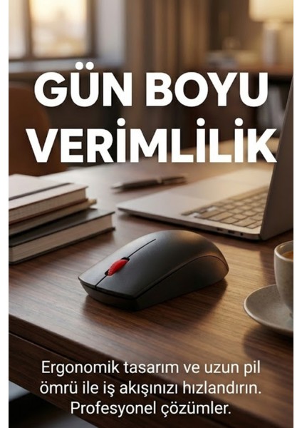 Kablosuz Mouse ve Lenovo Gaming Mousepad Ikili Set (Pil Hediyeli) - Speed Yüzey Kaymaz Taban fırsatları