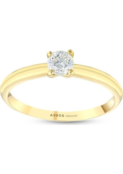 0.20 Karat Pırlanta Tektaş Yüzük