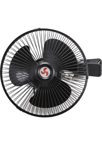 12V Taşınabilir Araç Otomatik Elektrikli Araç Fanı Salınan Araç Soğutma Fanı Düşük Gürültü Çakmak 8 Inç (Yurt Dışından)