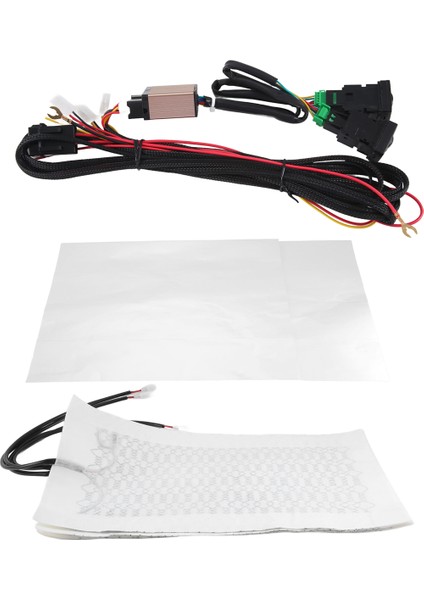 4pcs Araba Koltuğu Isıtıcı 12V Isıtmalı Koltuk Isıtma Pedleri 2 Kadranla 5 Seviye Anahtar Toyota Prado Corolla Rav4 Reiz Yaris (Yurt Dışından)