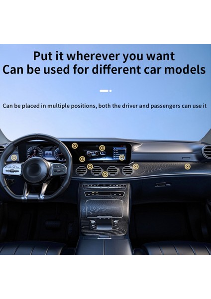 Akıllı Araba Montaj Manyetik Cep Telefonu Tutucu Evrensel Adsorpsiyon Braket Vakum Adsorpsiyon Kararlı Montaj Gümüş (Yurt Dışından) fırsatları