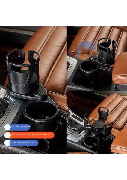 2&#39 Den 2 Fincan Tutucu Kayma Geçirmez 360 Derece Dönen 12 Adet Süngerli Çok Fonksiyonlu Bardak Tutucu Sünger Mat Karbon Fiber (Yurt Dışından) fırsatları