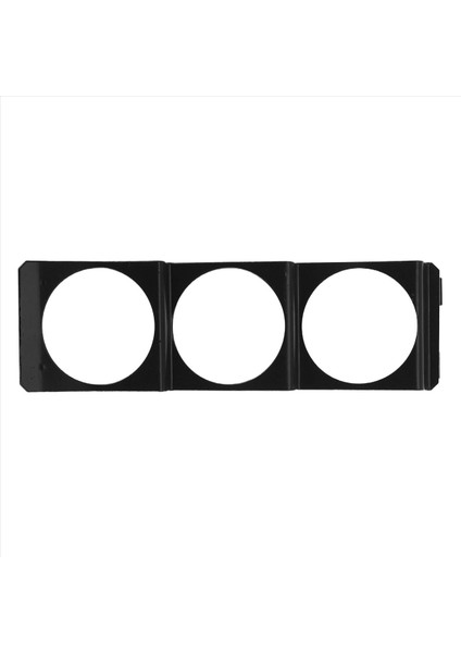 Üçlü 52MM x 3 Gauge Tutucu Pod Panel - Standart Stereo Radyo Yuvası Tek Din Universal (Yurt Dışından)