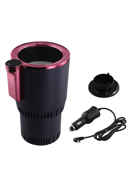 12V Araba 2 Arada 1 Isıtma Kupası Isıtıcı Soğutucu Kupa Akıllı Kupa Tutucu Dijital Ekran Sıcaklık Içecekleri Tutucular Mor (Yurt Dışından)