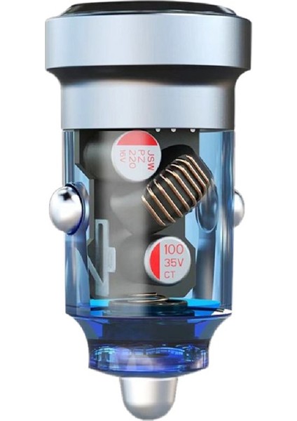 Araba Şarj Cihazı Için PD30W Hızlı Şarj Dönüştürme Fişi USB ile Iki Araba Şarj Cihazı (Yurt Dışından)