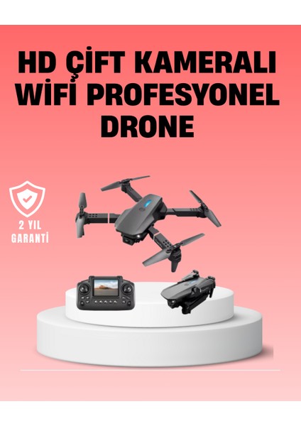 Wifi Fpv Canlı Görüntü Aktarımlı Katlanabilir Drone - FEİ2825-4129