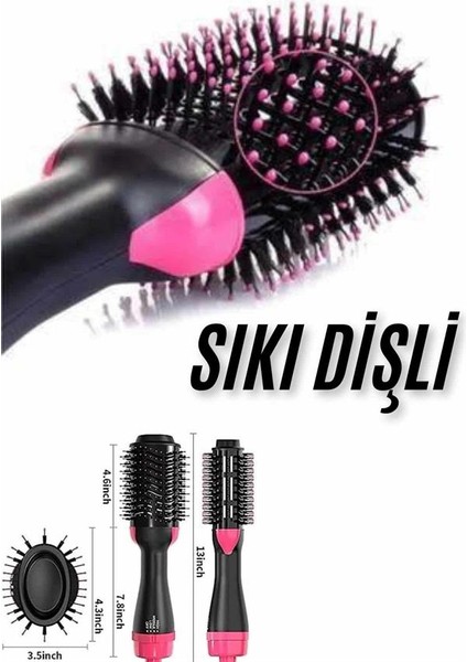 Saç Şekillendirici ve Saç Düzleştirici Fön Tarağı Tarak Fırça 1200W Saç K - FEİ4599-423 fırsatları