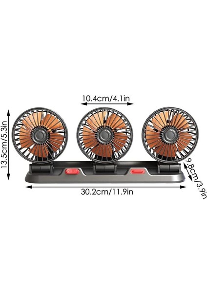 Suvs USB Soğutma Havası Küçük Kişisel Fan 2 Hızları Kamyon Aracı Için Elektrikli Fan (24V) (Yurt Dışından) fiyatları