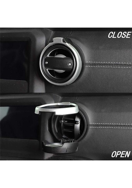 Jeep Wrangler Için Jk 2007-2017 Jl Jt Gladiator 2018-2023 Hava Outlet Havalandırma Kupası Tutucu Katlanabilir Su Kupası Montajı B (Yurt Dışından) modelleri