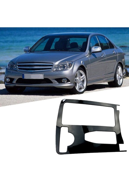 Merkez Konsol Su Kupası Tutucu Mercedes Benz C Sınıfı W204 08-13 &amp Dişli Vites Düğmesi Deri Bot Gaitor Kapağı (Yurt Dışından) modelleri