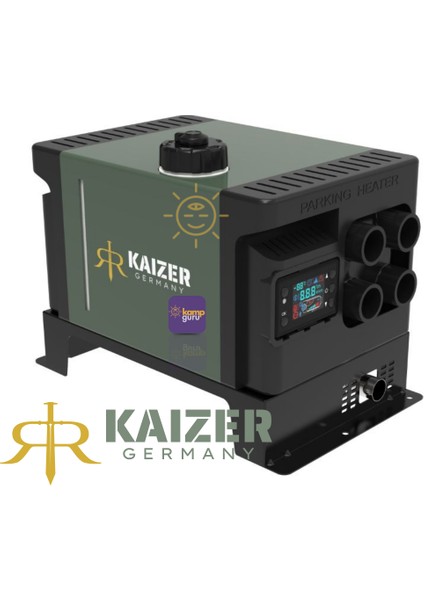 Kaizer Germany Mobil Dizel Isıtıcı (Yeni) 12/24/220 Volt